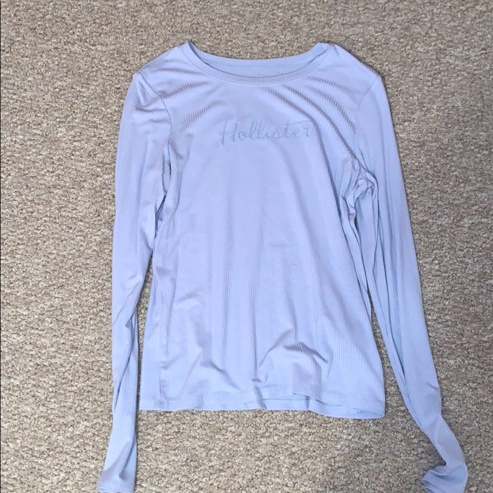lavender purple hollister shirt size L